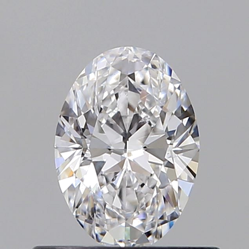 0.51 carat D-SI1 Natūralus Oval Deimantas (1)