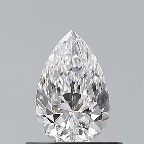 0.51 carat D-VVS2 Natūralus Pear Deimantas (1)