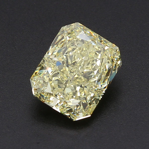 3.01 carat Fancy Yellow-VS1 Natūralus Radiant Deimantas (1)