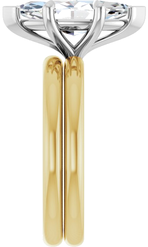 Sužadėtuvių Žiedas „Claw-Prong Solitaire“ 14k yellow/white gold Marquise 14mm x 7mm (9)