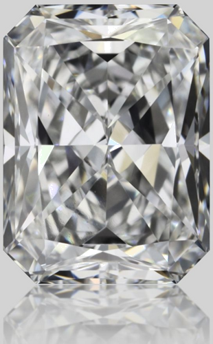 0.71 carat E-VVS1 Natūralus Radiant Deimantas (1)