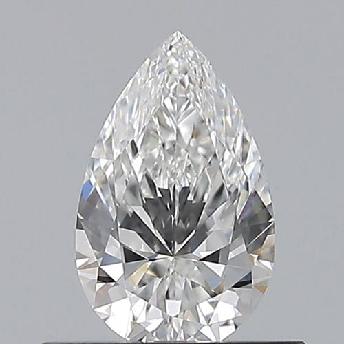 0.5 carat E-VVS2 Natūralus Pear Deimantas (1)