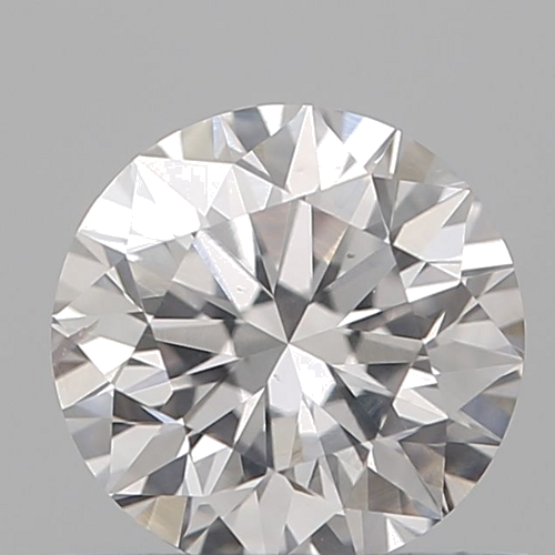 0.6 carat Faint Pink-SI1 GD cut Natūralus Round Deimantas (1)