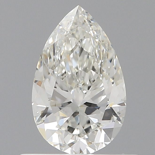 0.5 carat I-VS2 Natūralus Pear Deimantas (1)