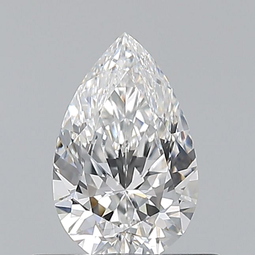 0.51 carat E-VVS1 Natūralus Pear Deimantas (1)