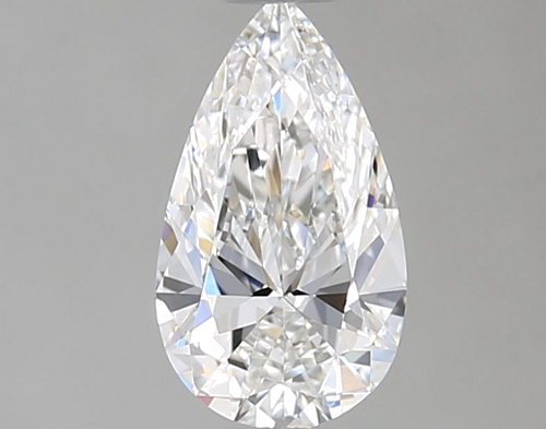 0.53 carat F-IF Natūralus Pear Deimantas (1)