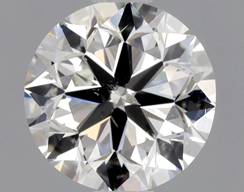 0.91 carat H-SI2 Very Good cut Natūralus Round Deimantas (1)