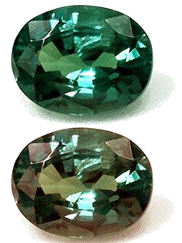 0.38 carat GREEN Oval Alexandrite (1)