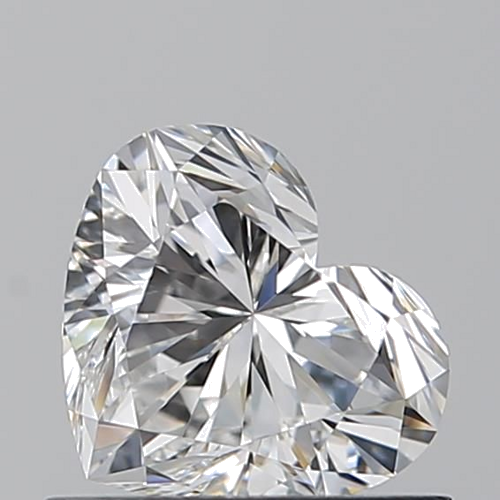 0.72 carat E-VVS2 Natūralus Heart Deimantas (1)