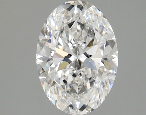 1.7 carat F-SI2 Natūralus Oval Deimantas (1)