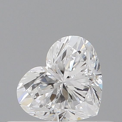 0.32 carat D-VVS1 Natūralus Heart Deimantas (1)