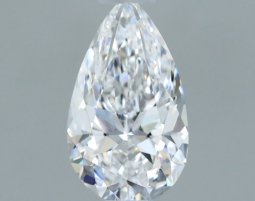 0.4 carat D-VVS2 Natūralus Pear Deimantas (1)