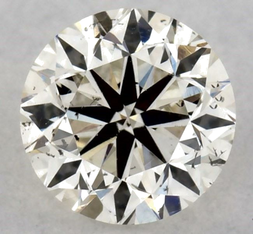 0.35 carat J-SI1 Very Good cut Natūralus Round Deimantas (1)
