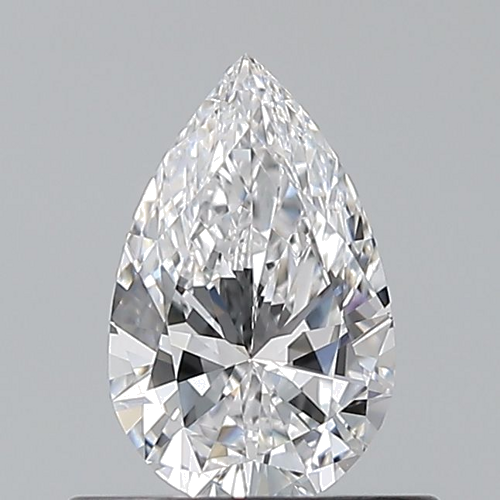 0.5 carat D-VS2 Natūralus Pear Deimantas (1)