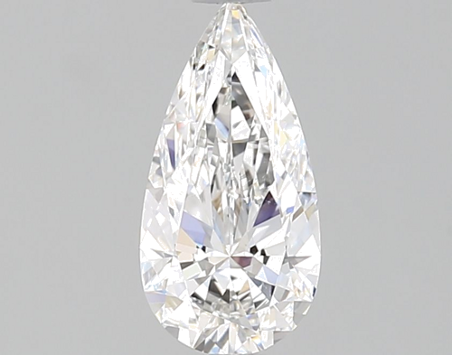 0.73 carat F-VS2 Natūralus Pear Deimantas (1)