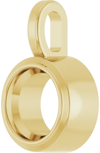 Pakabukas „Solitaire“ 14k yellow gold Round 5mm (2)