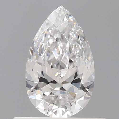 0.5 carat D-VS1 Natūralus Pear Deimantas (1)