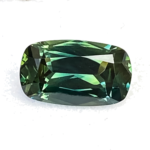 3.68 carat GREEN Cushion Safyras (1)