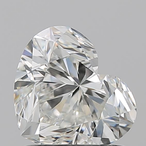 1.01 carat I-VVS2 Natūralus Heart Deimantas (1)