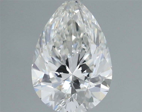 0.61 carat G-VVS2 Natūralus Pear Deimantas (1)