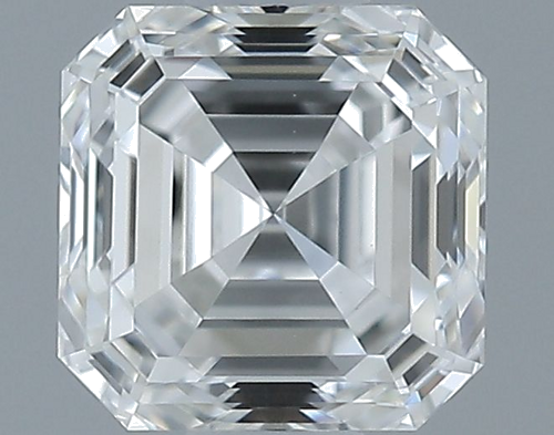 0.51 carat G-VS1 Natūralus Asscher Deimantas (1)
