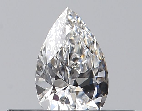 0.24 carat F-VVS2 Natūralus Pear Deimantas (1)