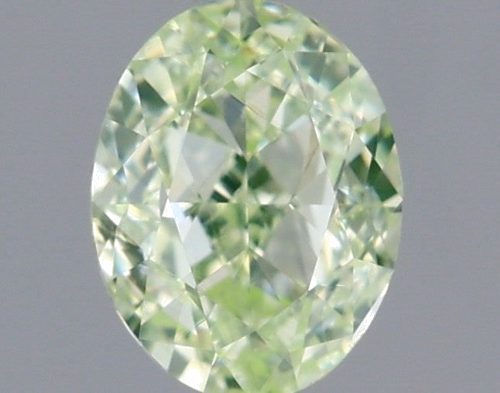0.5 carat Fancy Green-VS1 Natūralus Oval Deimantas (1)