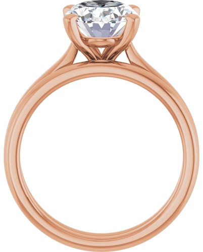 14K Rose 10x8 mm Oval Engagement Ring Mounting (7)