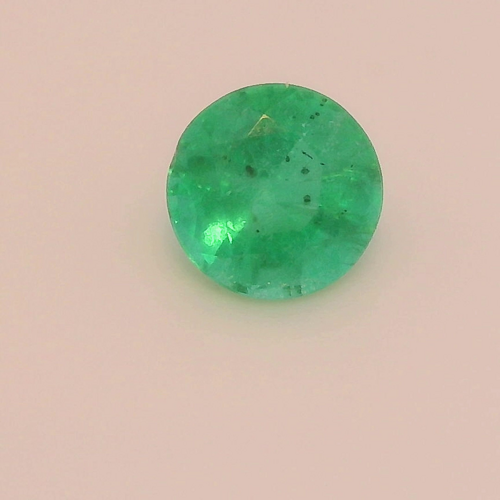 0.31 carat GREEN Round Smaragdas (1)