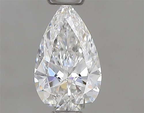 0.3 carat F-IF Natūralus Pear Deimantas (1)