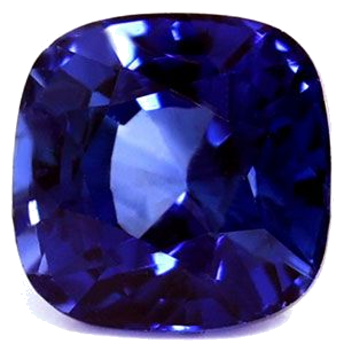 0.58 carat BLUE Cushion Safyras (1)