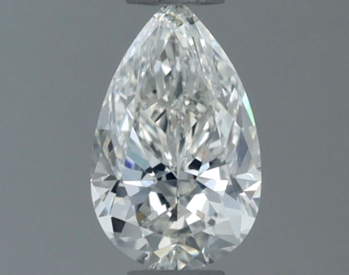 0.61 carat H-SI1 Natūralus Pear Deimantas (1)