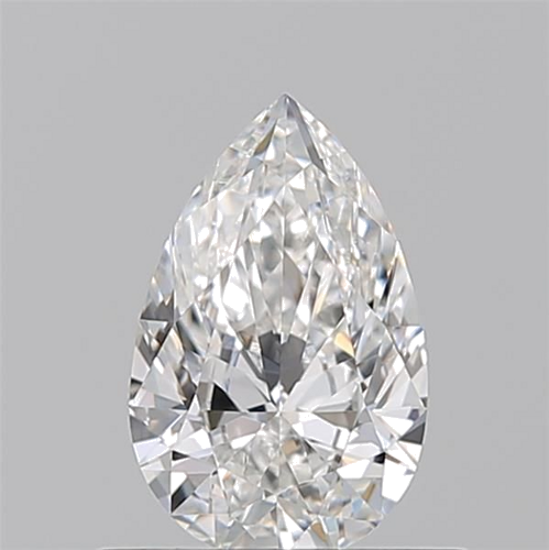 0.53 carat F-VVS1 Natūralus Pear Deimantas (1)