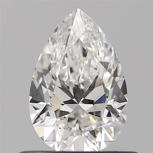 0.51 carat F-VS1 Natūralus Pear Deimantas (1)