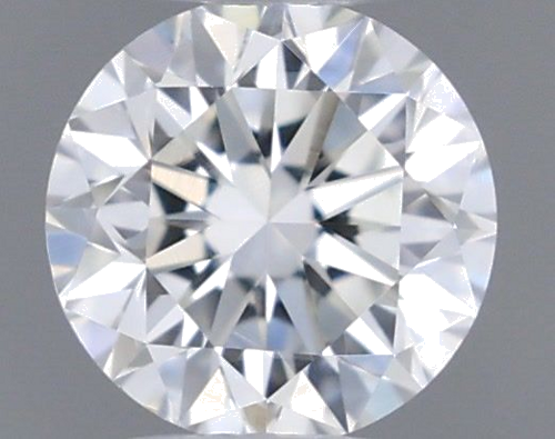 0.21 carat F-VVS2 GD cut Natūralus Round Deimantas (1)