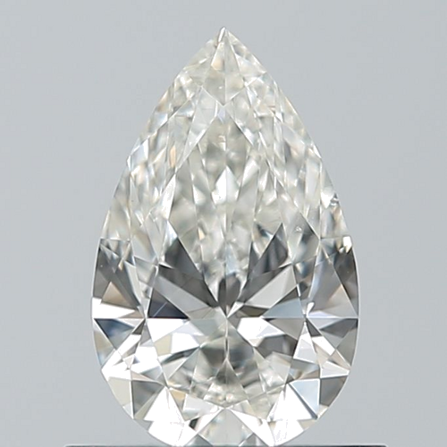 0.6 carat I-SI1 Natūralus Pear Deimantas (1)