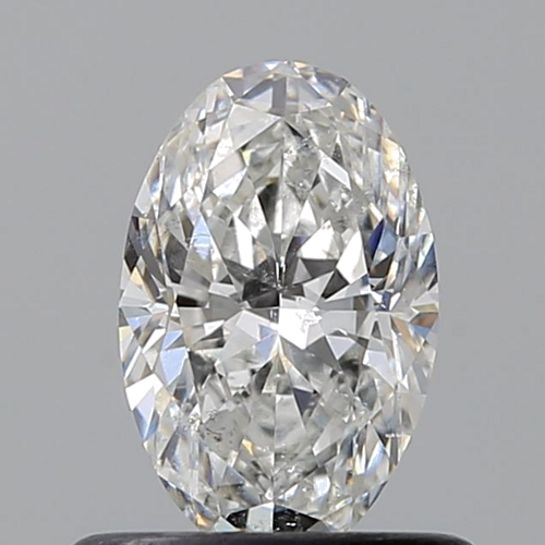 0.6 carat F-SI2 Natūralus Oval Deimantas (1)
