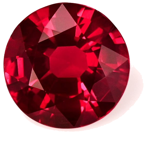0.69 carat RED Round Rubinas (1)
