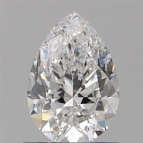 0.7 carat D-VS1 Natūralus Pear Deimantas (1)
