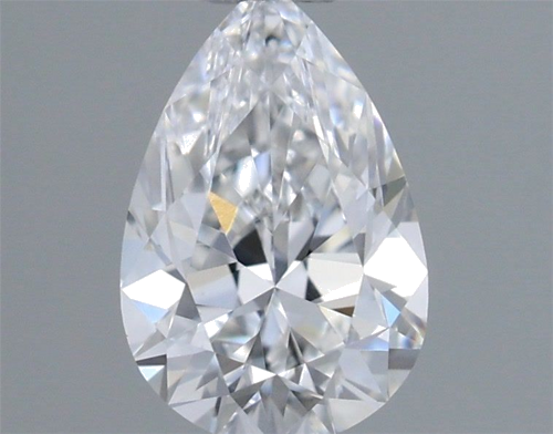 0.3 carat D-VS1 Natūralus Pear Deimantas (1)
