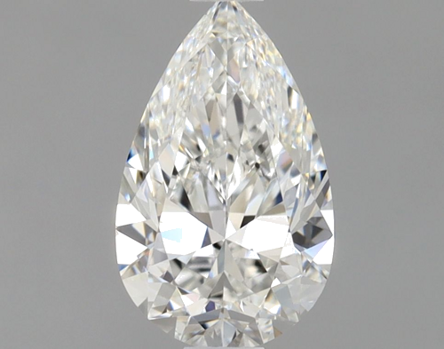 0.62 carat F-VVS1 Natūralus Pear Deimantas (1)
