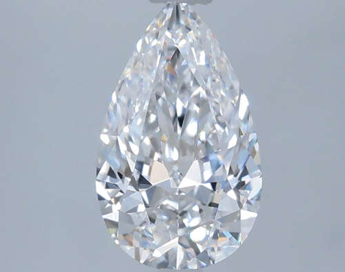 0.58 carat D-VVS2 Natūralus Pear Deimantas (1)