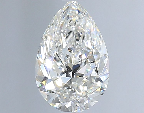 1.0 carat G-SI1 Natūralus Pear Deimantas (1)