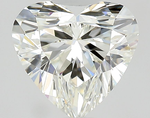 0.74 carat I-VVS2 Natūralus Heart Deimantas (1)