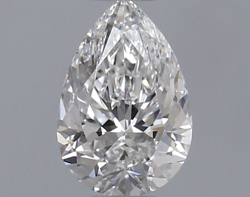 0.5 carat F-VS1 Natūralus Pear Deimantas (1)