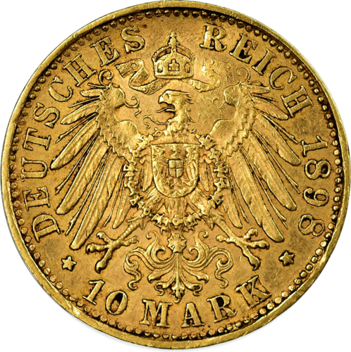 10 Marks Otto gold coin German Empire Bavaria (2)