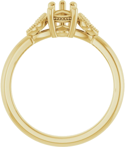 Sužadėtuvių Žiedas „Solitaire“ 14k yellow gold Pear 8mm x 5mm (2)