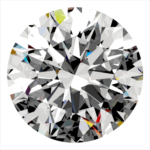 0.4 carat I-VS1 Excellent cut Natūralus Round Deimantas (1)