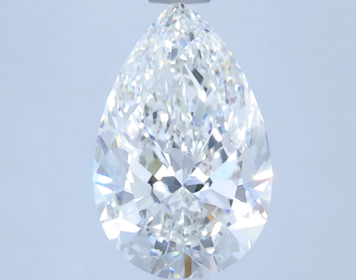 1.51 carat F-IF Natūralus Pear Deimantas (1)