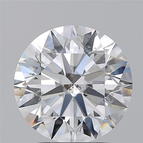2.5 carat F-SI2 Excellent cut Natūralus Round Deimantas (1)